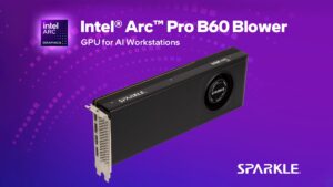 ELKO Ukraine розширила портфель професійними рішеннями SPARKLE Intel® Arc™ Pro — відеокартами для ШІ та 3D-візуалізації, архітекторів та інженерів